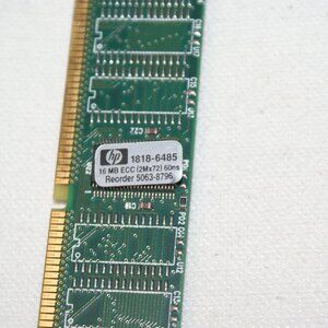 HP 1818-6485 , 16MB ECC DIMM memory module with a 2Mx72 configuration & 60ns